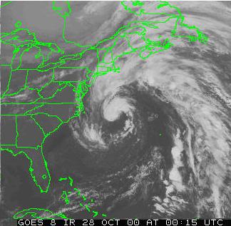 a subtropical storm over the United States