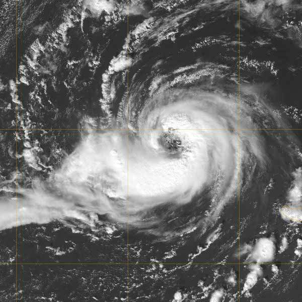 Hurricane Vince view from space